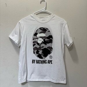 A Bathing Ape White Tee Size S.